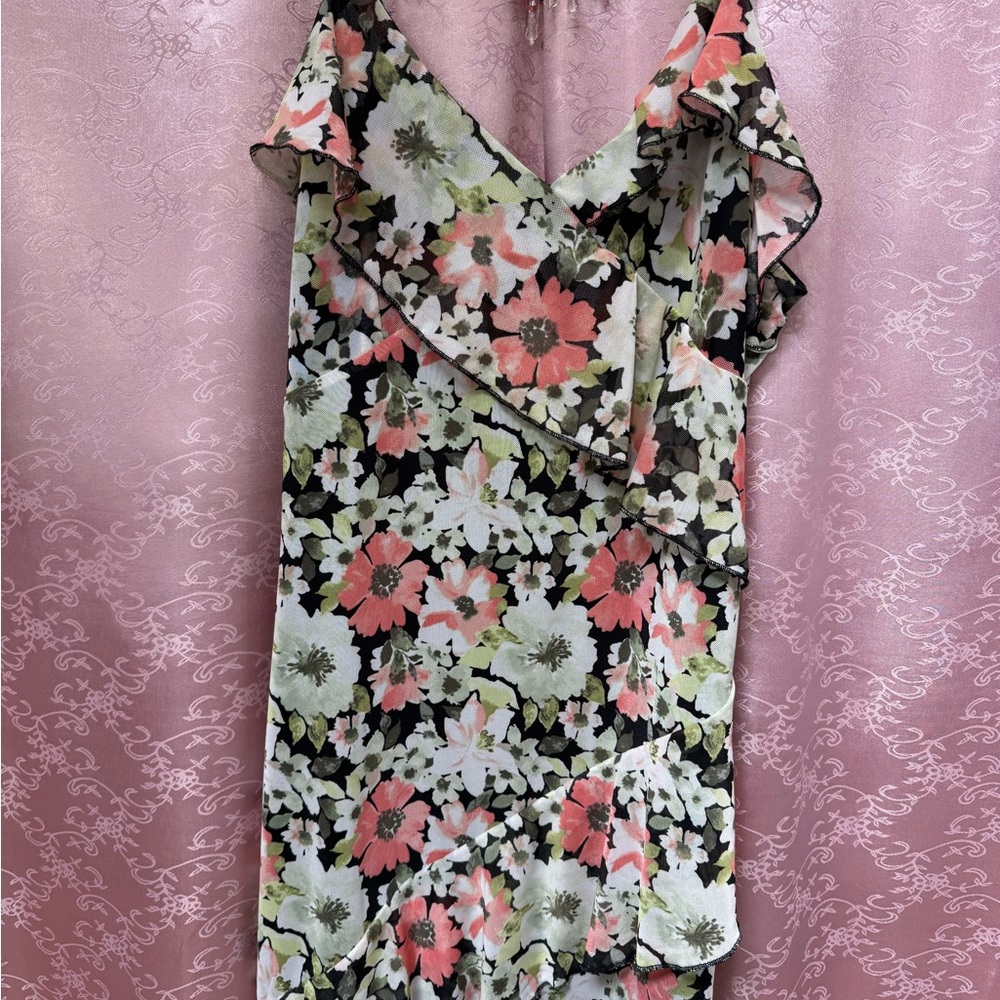 Floral Ruffle Dress - Picture 2 of 4